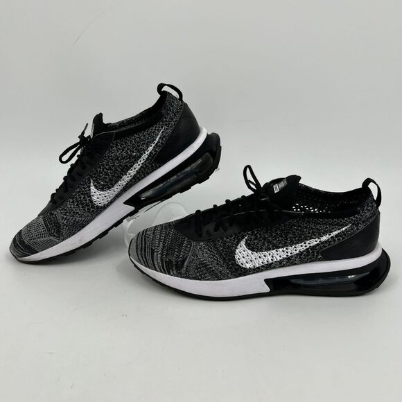 Nike Gray Black Air Max Flyknit Racer Next Sneakers | Size 10 - Picture 5 of 9